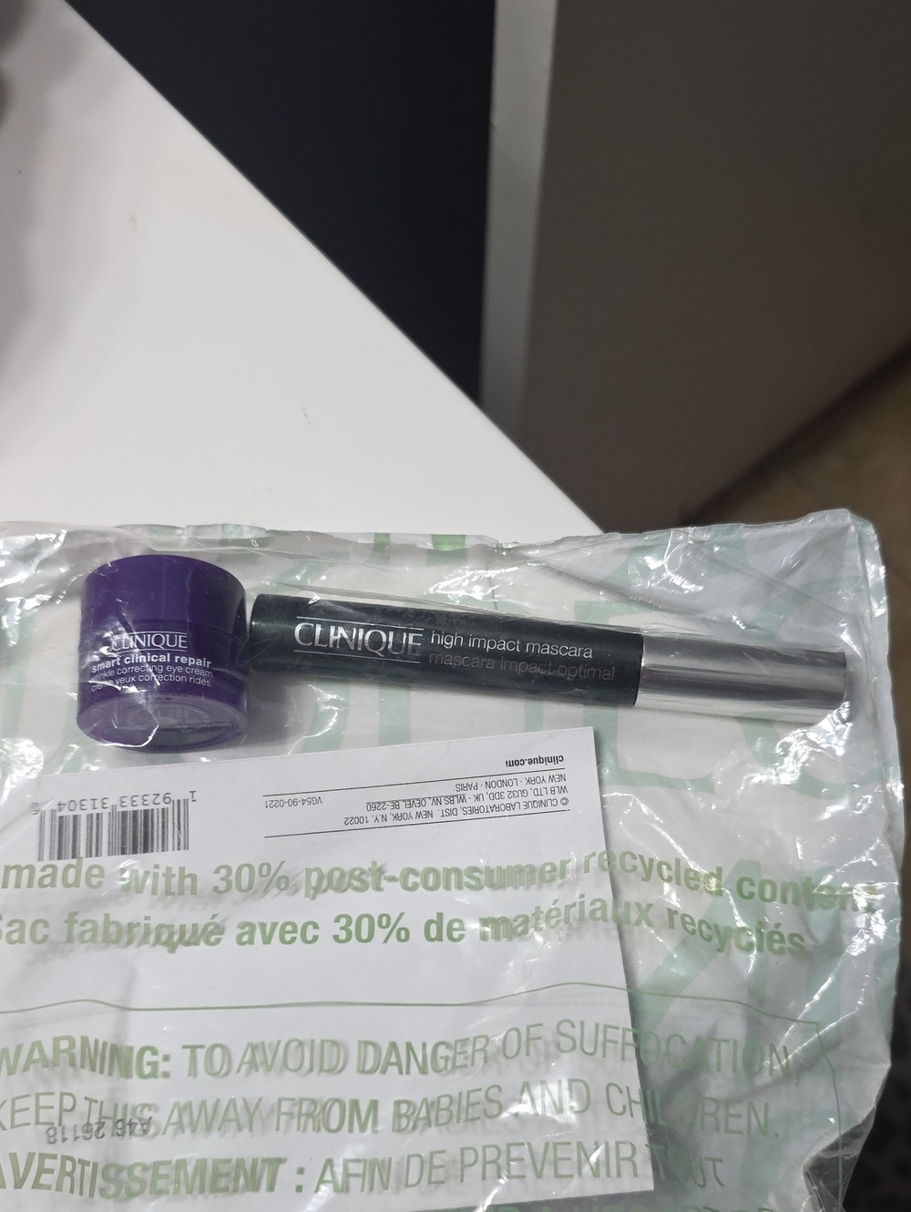 Clinique High Impact Mascara & Repair Eye Cream Duo - Black & Purple